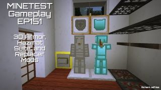 Minetest Gameplay Episode 151 - 3d Armor and Replacer Mods