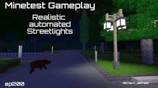Minetest Gameplay EP200 Realistic Automated Lights