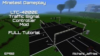 Minetest Gameplay EP192 Full LTC-4000e Traffic Signal Controller Mod Tutorial