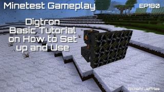 Minetest Gameplay EP180 - Updated Digtron Tutorial