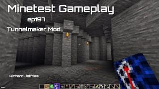 Minetest Gameplay EP197 Tunnelmaker Mod